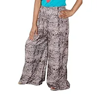 IndiWeaves 1 Printed Pallazo 1 Embroidered Rayon Pallazo/Sarara/Pants for Women(Pack of 2)_Multicolor_7187571956-IW-NP-P2-FREE-thumb1