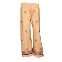 IndiWeaves 1 Printed Pallazo 1 Embroidered Rayon Pallazo/Sarara/Pants for Women(Pack of 2)_Multicolor_7188271959-IW-NP-P2-FREE-thumb3