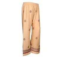 IndiWeaves 1 Printed Pallazo 1 Embroidered Rayon Pallazo/Sarara/Pants for Women(Pack of 2)_Multicolor_7188271959-IW-NP-P2-FREE-thumb4