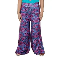 IndiWeaves Women Casual Palazzo Pants,Plazzo Trousers Casual Wear Plazo Pant For Women's In Multi Colour-thumb1