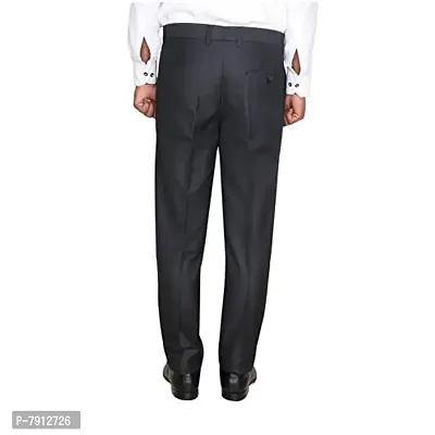 IndiWeaves Mens Rayon Formal Trousers Pants (70101)-Black-38-thumb3