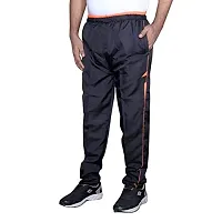 IndiWeaves Men's Black Polyester Lower/Track Pants with 1 Zipper Pocket and 1 Open Pocket for All Season-Size-38-thumb1