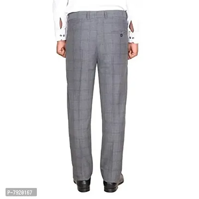 Indiweaves Mens Rayon Formal Trousers Pants (70102)-Dark Grey-34-thumb3