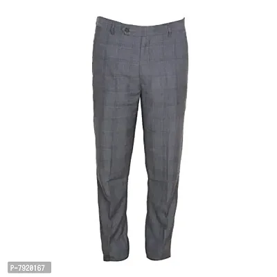 Indiweaves Mens Rayon Formal Trousers Pants (70102)-Dark Grey-34-thumb5