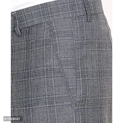 Indiweaves Mens Rayon Formal Trousers Pants (70102)-Dark Grey-34-thumb4