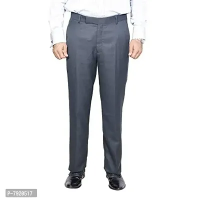 Rare Rabbit Men's Travel-1 White Solid Mid-Rise 4-Way Stretch Slim Fit