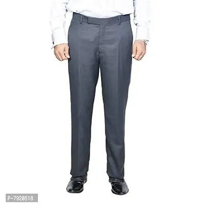 IndiWeaves Rayon Formal Trousers for Men-(Black-Size: 34-70075/70117)-thumb0