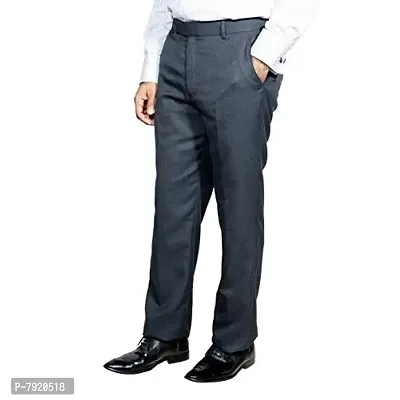 IndiWeaves Rayon Formal Trousers for Men-(Black-Size: 34-70075/70117)-thumb2
