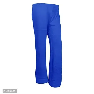 IndiWeaves Womens Warm Woolen Full Length Palazo Pants for Winters_Free Size_Blue/Pink-thumb2