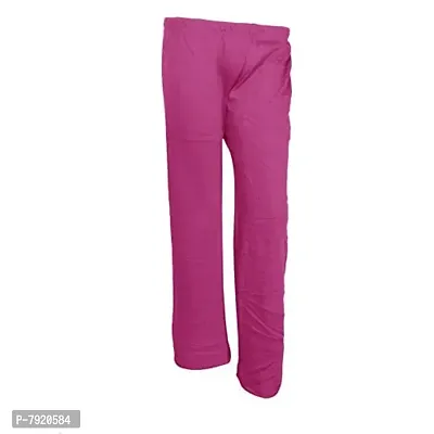 IndiWeaves Womens Warm Woolen Full Length Palazo Pants for Winters_Free Size_Blue/Pink-thumb5