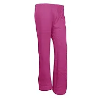 IndiWeaves Womens Warm Woolen Full Length Palazo Pants for Winters_Free Size_Blue/Pink-thumb3