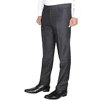 IndiWeaves Rayon Regular fit Formal Trouser for Mens_Black_Size-38-thumb1