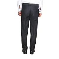 IndiWeaves Rayon Regular fit Formal Trouser for Mens_Black_Size-38-thumb2