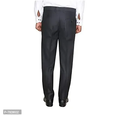 IndiWeaves Rayon Regular fit Formal Trouser for Mens_Black_Size-38-thumb3