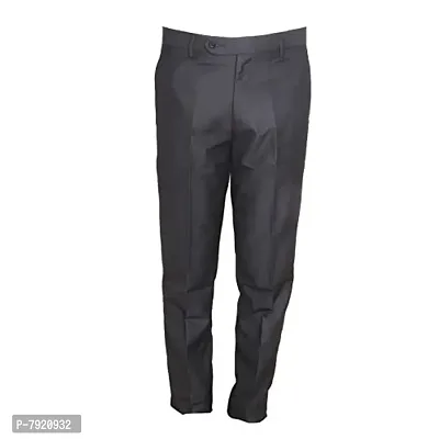 IndiWeaves Rayon Regular fit Formal Trouser for Mens_Black_Size-38-thumb5