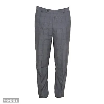 IndiWeaves Rayon Regular fit Formal Trouser for Mens_Gray_Size-36-thumb5