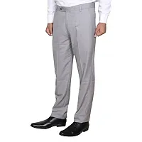 IndiWeaves Rayon Regular fit Formal Trouser for Mens_Gray_Size-34-thumb1