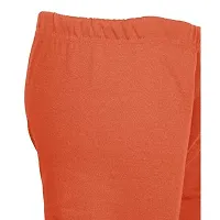 IndiWeaves Womens Warm Woolen Full Length Palazo Pants for Winters_Orange_Free Size-thumb3