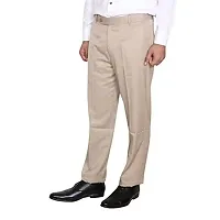 IndiWeaves Rayon Regular fit Formal Trouser for Mens_Beige_Size-30-thumb1