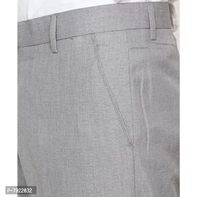 IndiWeaves Rayon Regular fit Formal Trouser for Mens_Gray_Size-32-thumb4