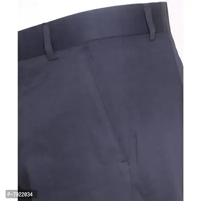IndiWeaves Rayon Regular fit Formal Trouser for Mens_Navy Blue_Size-38-thumb4