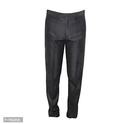 IndiWeaves Rayon Regular fit Formal Trouser for Mens_Black_Size-32-thumb5
