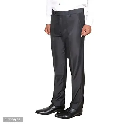 IndiWeaves Rayon Regular fit Formal Trouser for Mens_Black_Size-36-thumb2