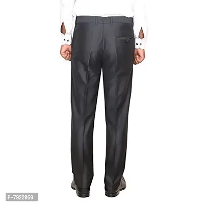 IndiWeaves Rayon Regular fit Formal Trouser for Mens_Black_Size-36-thumb3