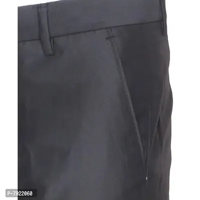 IndiWeaves Rayon Regular fit Formal Trouser for Mens_Black_Size-36-thumb4