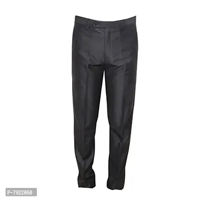 IndiWeaves Rayon Regular fit Formal Trouser for Mens_Black_Size-36-thumb5