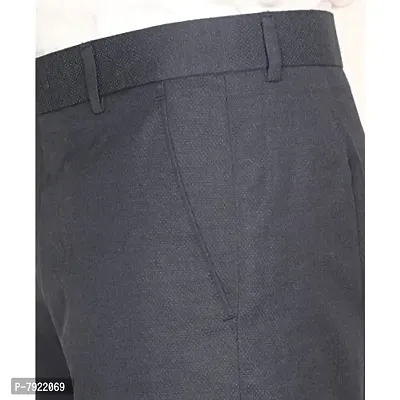 IndiWeaves Rayon Regular fit Formal Trouser for Mens_Navy Blue_Size-32-thumb4