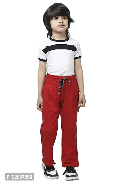 Charming Multicoloured Cotton Solid Track Pant For Boys Pack Of 2-thumb4