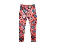 Fabulous Multicoloured Polyester Printed Leggings For Girls Pack Of 3-thumb1