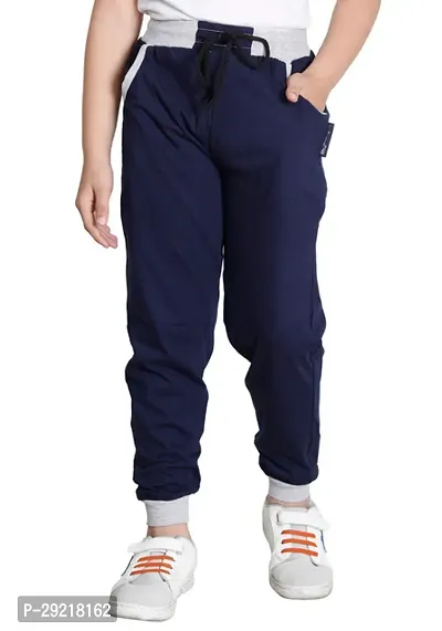 Charming Multicoloured Cotton Solid Track Pant For Boys Pack Of 2-thumb5