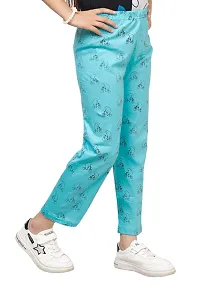 Stylish Multicoloured Cotton Printed Pyjama Lower Pant For Girls Pack Of 2-thumb3