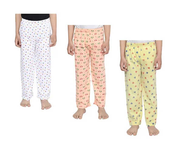 Stylish Pyjama For Girls Pack Of 3