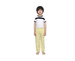 Stylish Cotton Printed Pyjama For Girls Pack Of 3-thumb1