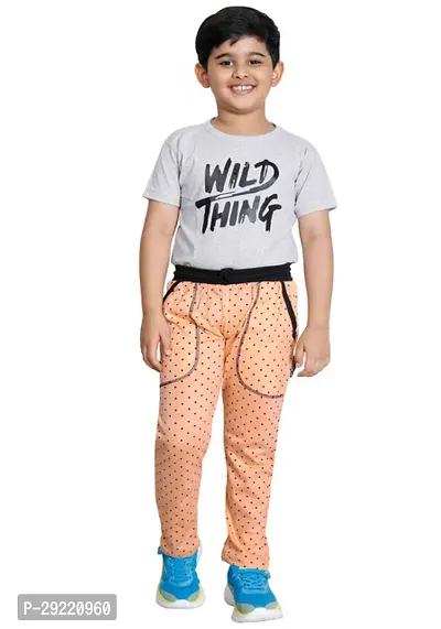 Stylish Multicoloured Cotton Printed Track Pant For Boys Pack Of 2-thumb2