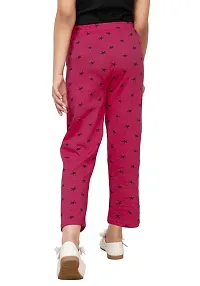 Stylish Multicoloured Cotton Printed Pyjama Lower Pant For Girls Pack Of 5-thumb4