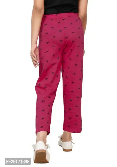 Stylish Multicoloured Cotton Printed Pyjama Lower Pant For Girls Pack Of 5-thumb5