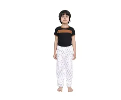 Stylish Cotton Printed Pyjama For Girls Pack Of 2-thumb1