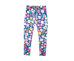 Fabulous Multicoloured Polyester Printed Leggings For Girls Pack Of 3-thumb2