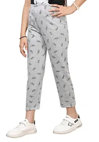 Stylish Multicoloured Cotton Printed Pyjama Lower Pant For Girls Pack Of 4-thumb3