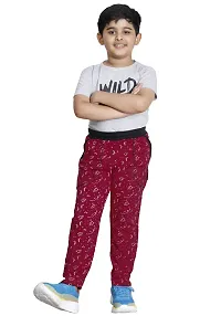 Stylish Cotton Multicoloured Track Pant For Boys Pack Of 2-thumb1