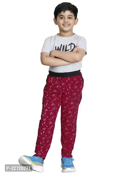 Stylish Cotton Multicoloured Track Pant For Boys Pack Of 2-thumb2