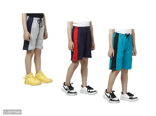 Elegant Cotton Regular Shorts For Boys-thumb0