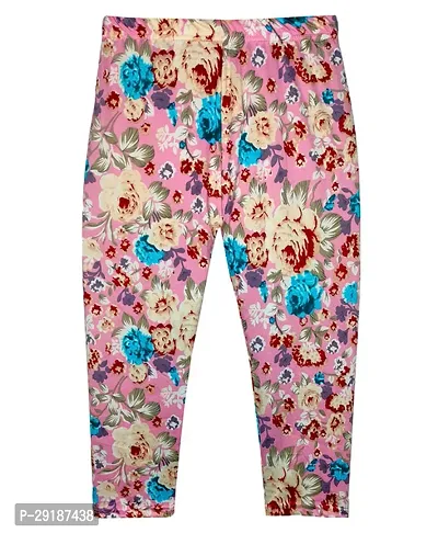 Fabulous Polyester Printed Slim Fit Capris For Girls Pack Of 2-thumb2