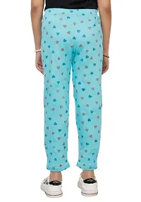 Stylish Multicoloured Cotton Printed Pyjama Lower Pant For Girls Pack Of 2-thumb4