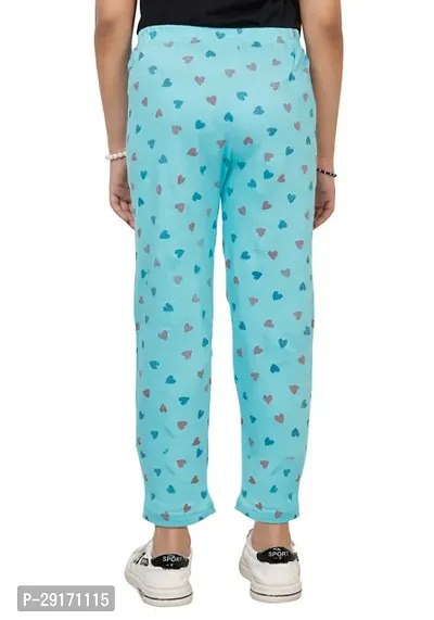 Stylish Multicoloured Cotton Printed Pyjama Lower Pant For Girls Pack Of 2-thumb5