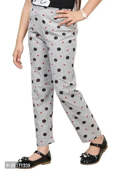 Stylish Multicoloured Cotton Printed Pyjama Lower Pant For Girls Pack Of 4-thumb4